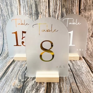Números de mesa acrílicos, números de mesa para casamento, peça central de casamento elegante, peça central de acrílico, decoração de chá de panela