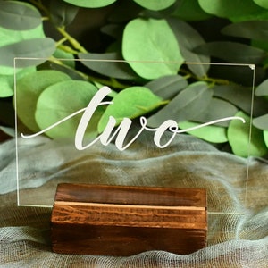 Números de mesa acrílicos, números de mesa para casamento, peça central de casamento elegante, peça central de acrílico, decoração de chá de panela