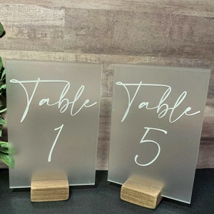 Numeri da tavolo in acrilico, numeri da tavolo per matrimonio, elegante centrotavola per matrimonio, centrotavola in acrilico, decorazione per addio al nubilato