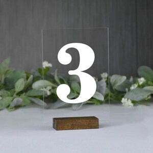 Números de mesa acrílicos, números de mesa para casamento, peça central de casamento elegante, peça central de acrílico, decoração de chá de panela