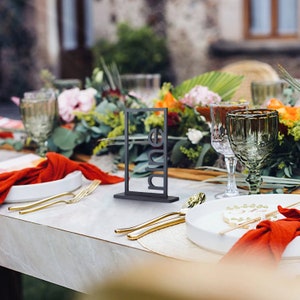 Números de mesa, Número de mesa de boda, Decoración de mesa de boda, Señalización de recepción, Letreros de mesa acrílicos, Centro de mesa elegante