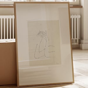 LoveWave, Ilustraciones de manos delicadas y amor, Impresión de arte alta calidad