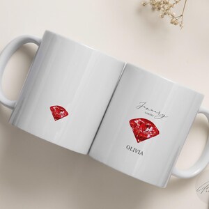 Birthstone Mugs, January, Customized Mug, Personalized Gift, Birthday Gift For Her, Customized Gifts, Gift For Mom, Gift For Her, Mug