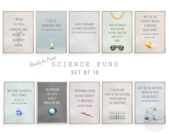 Funny Science Posters, Science Teacher Appreciation, Classroom Posters, Chemistry Gift, Funny Science Posters, Chemistry Classroom Decor