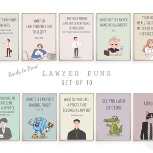 Lawyer Puns Funny Posters, Lawyer Gift, Funny Gifts For Lawyers, Lawyer Gift For Man, Law Enforcement Meme Gifts, Attorney Gift, Lawyer Art