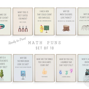 Lustige Mathe Klassenzimmer Poster, Mathe Klassenzimmer Dekor, Mathe Lehrer Shirt, coole Poster, lustige Wandkunst, herunterladbare Drucke, Mathe Wortspiele Drucke
