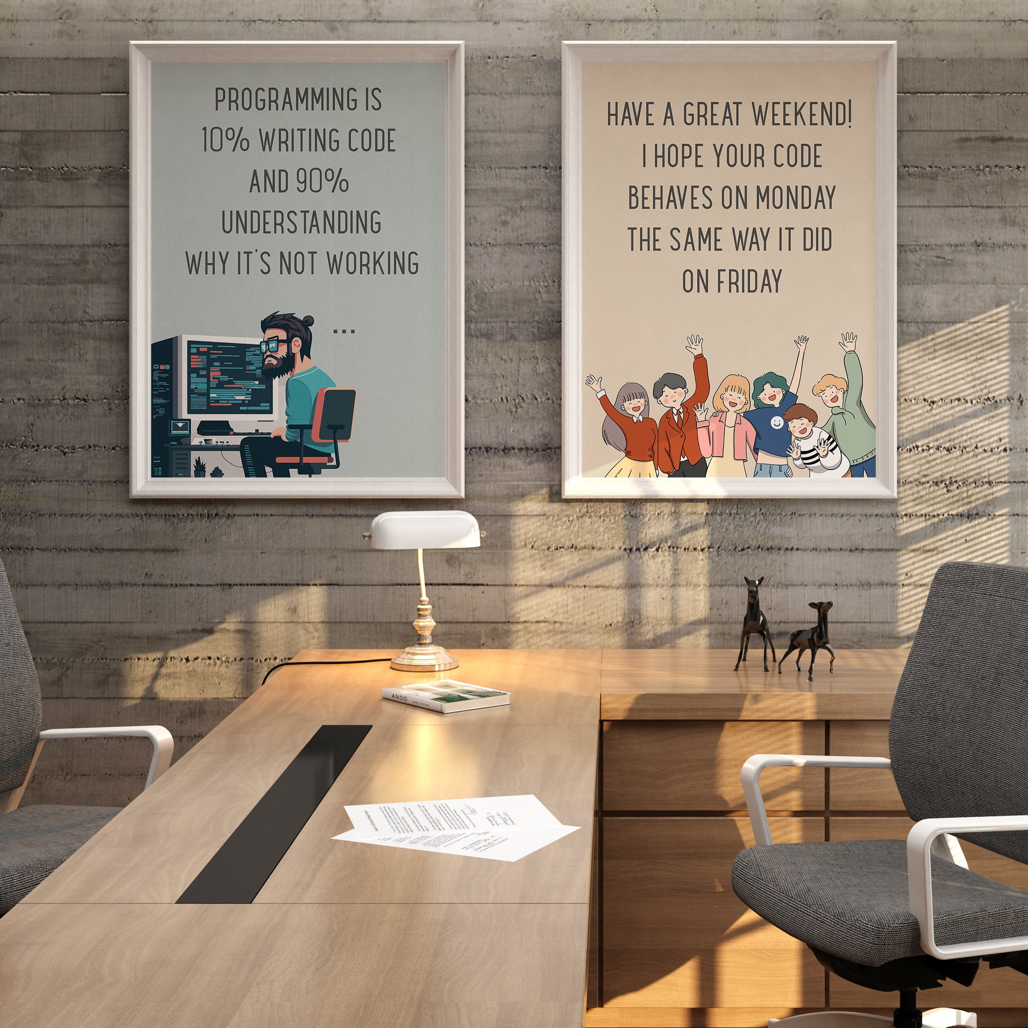 Programmer Puns Funny Posters, Programmer Gift, Software Engineer ...