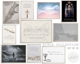 Christian Wall Art Digital Download, Catholic Wall Art, Christian Line Art, Modern Christian Wall Art, Christian Posters Printable Wall Art