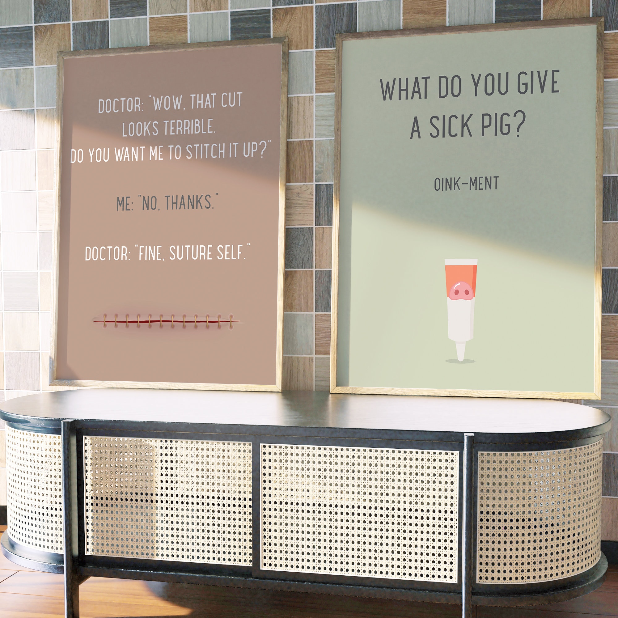 Medical Puns Digital Wall Art Funny Printable Wall Art Funny Etsy