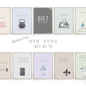 Funny Posters Gym Decor, Gym Gifts Funny Wall Art, Coaches gift, Funky Wall Art Gym, Funny Gifts Fitness, Retro Poster, Fitness Gifts Joke
