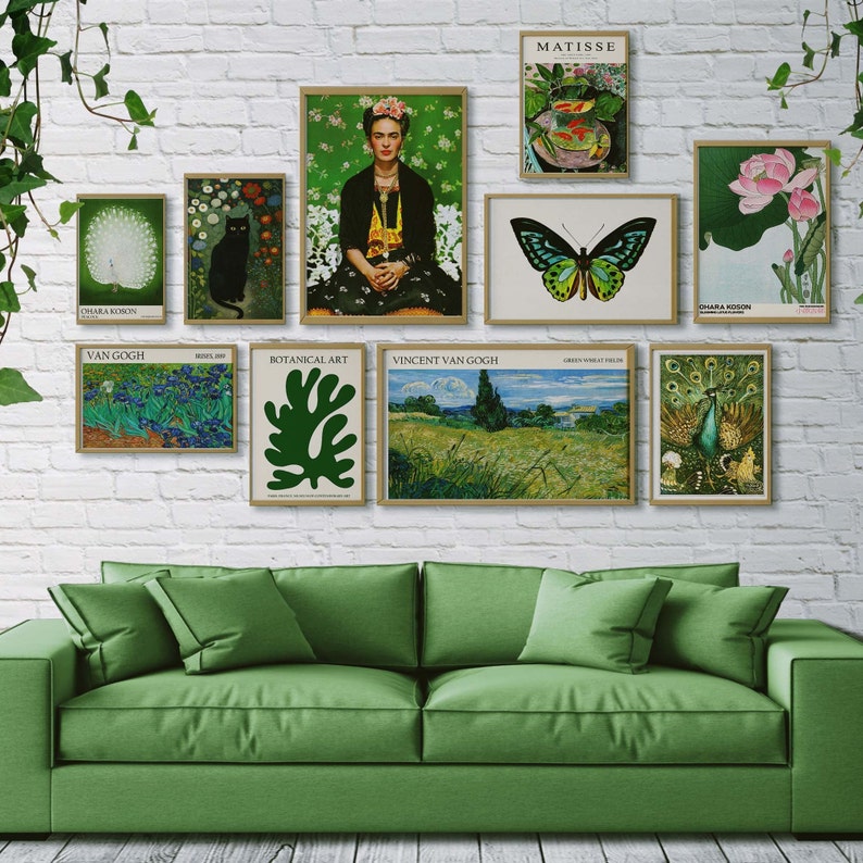 Eclectic Gallery Wall Set Printable Wall Art Flower Market Print Large