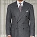Men's Maroon Double Breasted Suit Peak Lapel main image 0