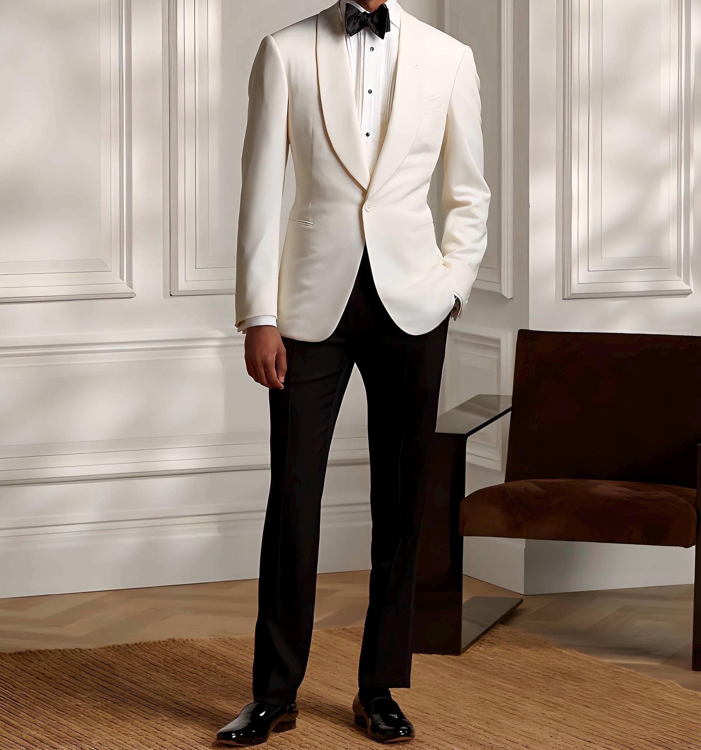 black dress with white blazer Tall Men's Blazers: Men's Tall Black Silver Blazer main image 1