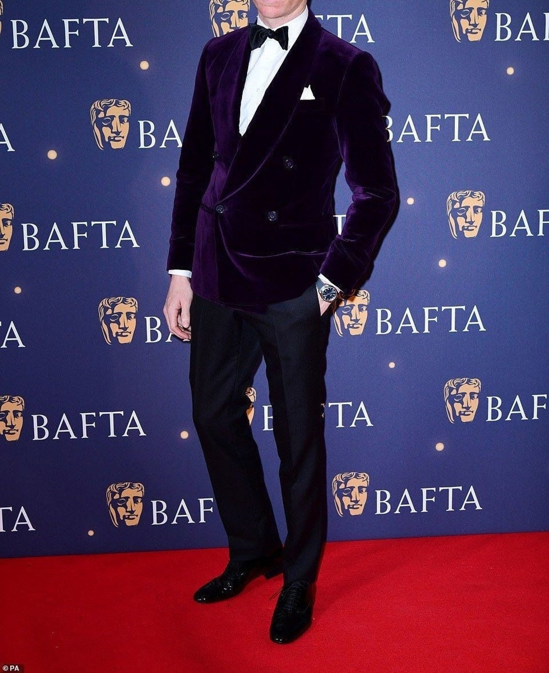 Mens Double Breasted Blazer - Purple Blazer - Sportcoat main image 0