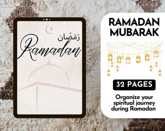 Trending Ramadan Planner for Fasting | Digital Islamic Prayer Quran | Suhoor & Iftar Meals | Digital Download