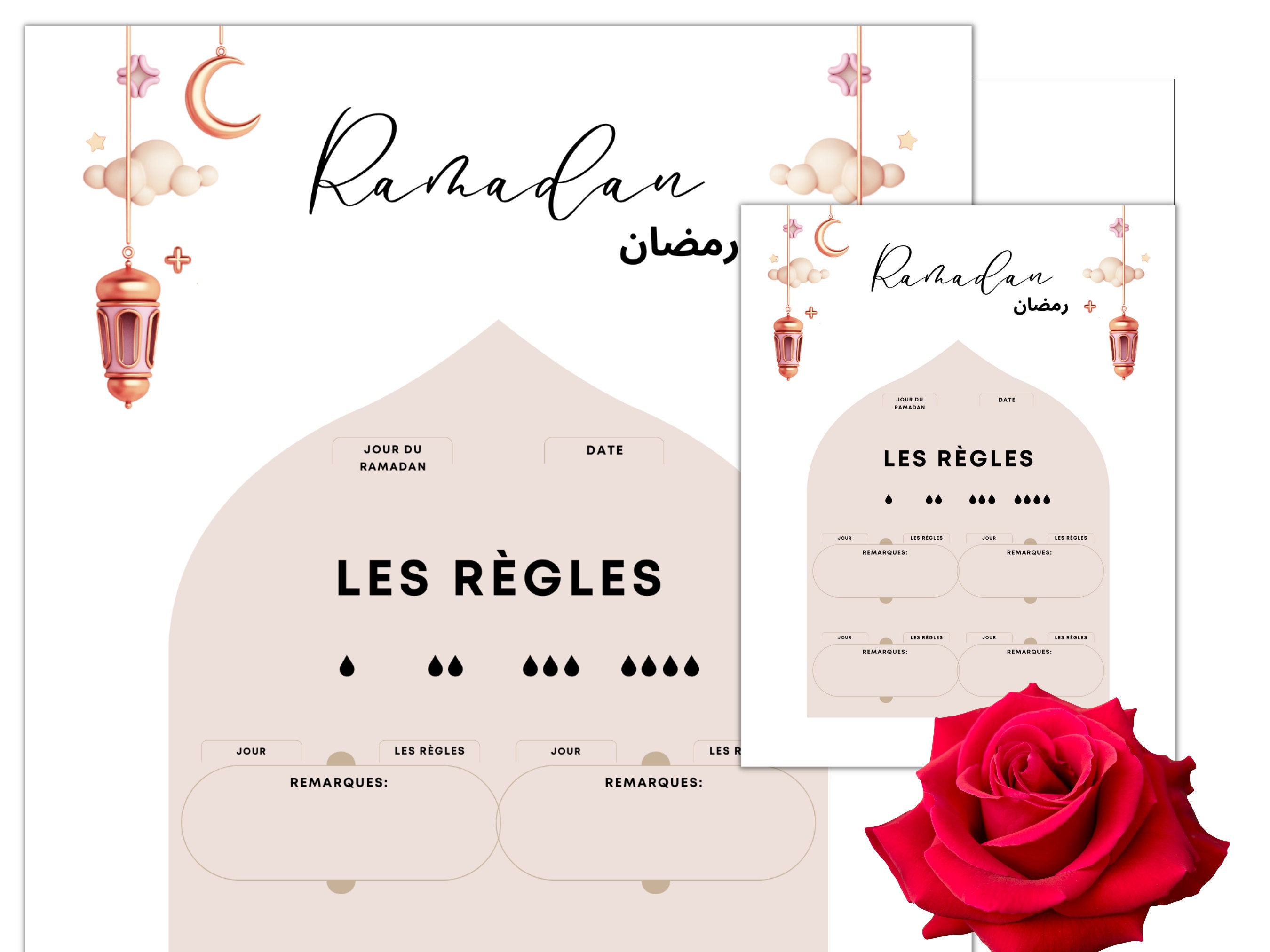 Ramadan Planner Francais Planificateur De Ramadan Imprimable Les Règles