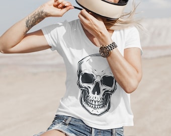 Skull Silhouette SVG Cut Files (Digital Download)