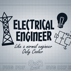 Elektroingenieur svg, Geschenk für Elektroingenieure, Elektroingenieur Shirt