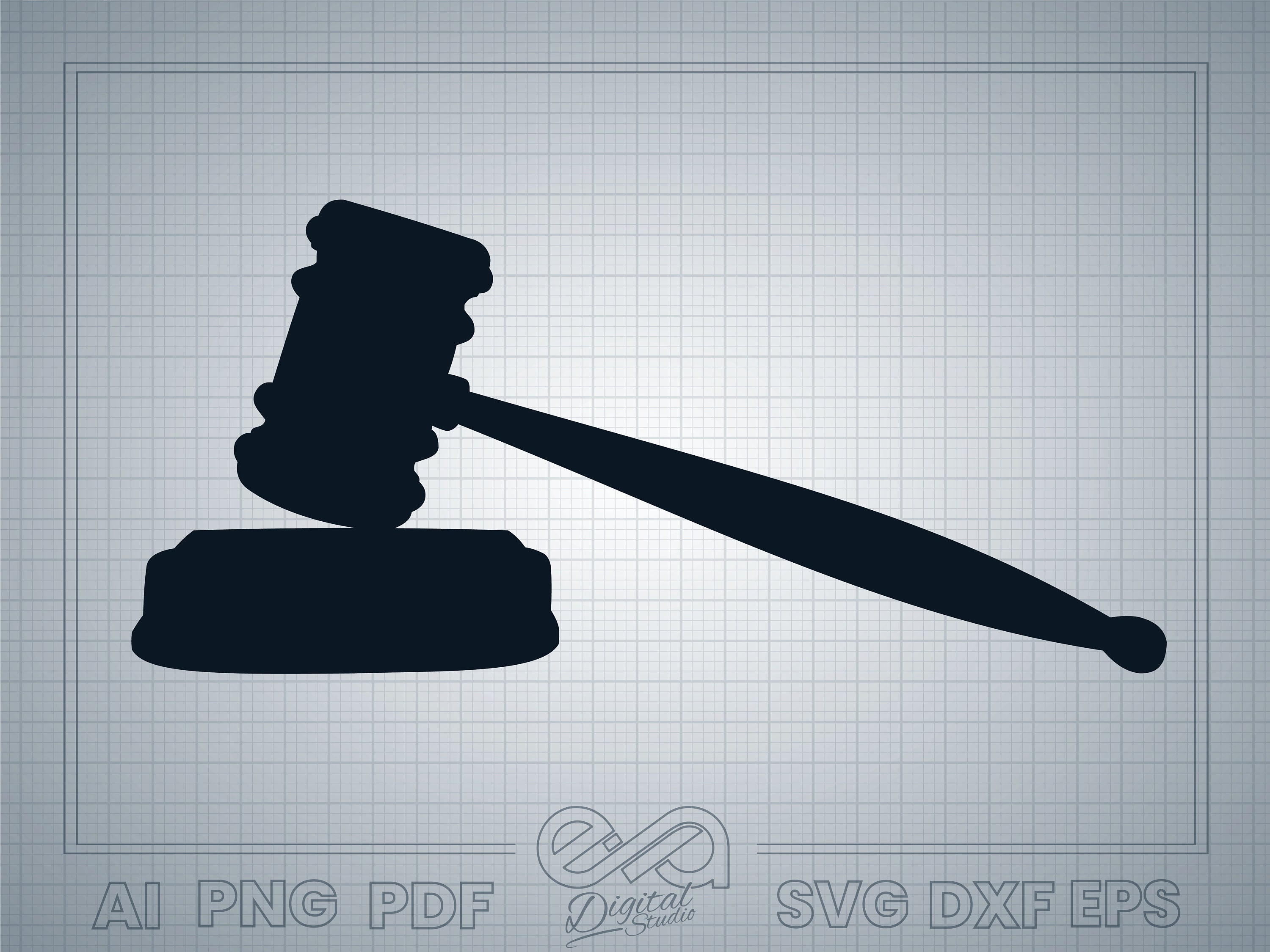Gavel SVG, Gavel Vector, Gavel Cut File Etsy Australia