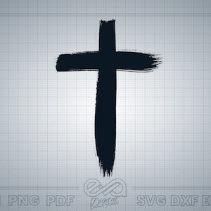 Weathered Cross SVG, Christian Cross svg, Cross Icon SVG,