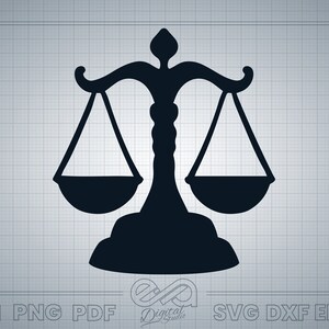 Law Scales SVG, Justice Scales SVG, Law Scales Vector