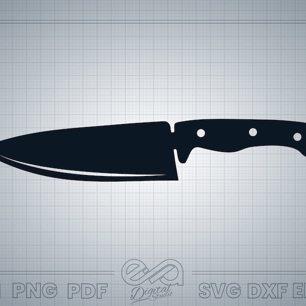 Chef Knife Cricut svg, Chef Knife Cut File, Chef Knife Vinyl