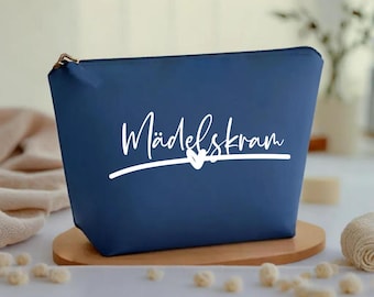 Mädelskram cosmetic bag made of felt – make-up bag for women, girls – perfect farewell gift for educator, colleague, best friend