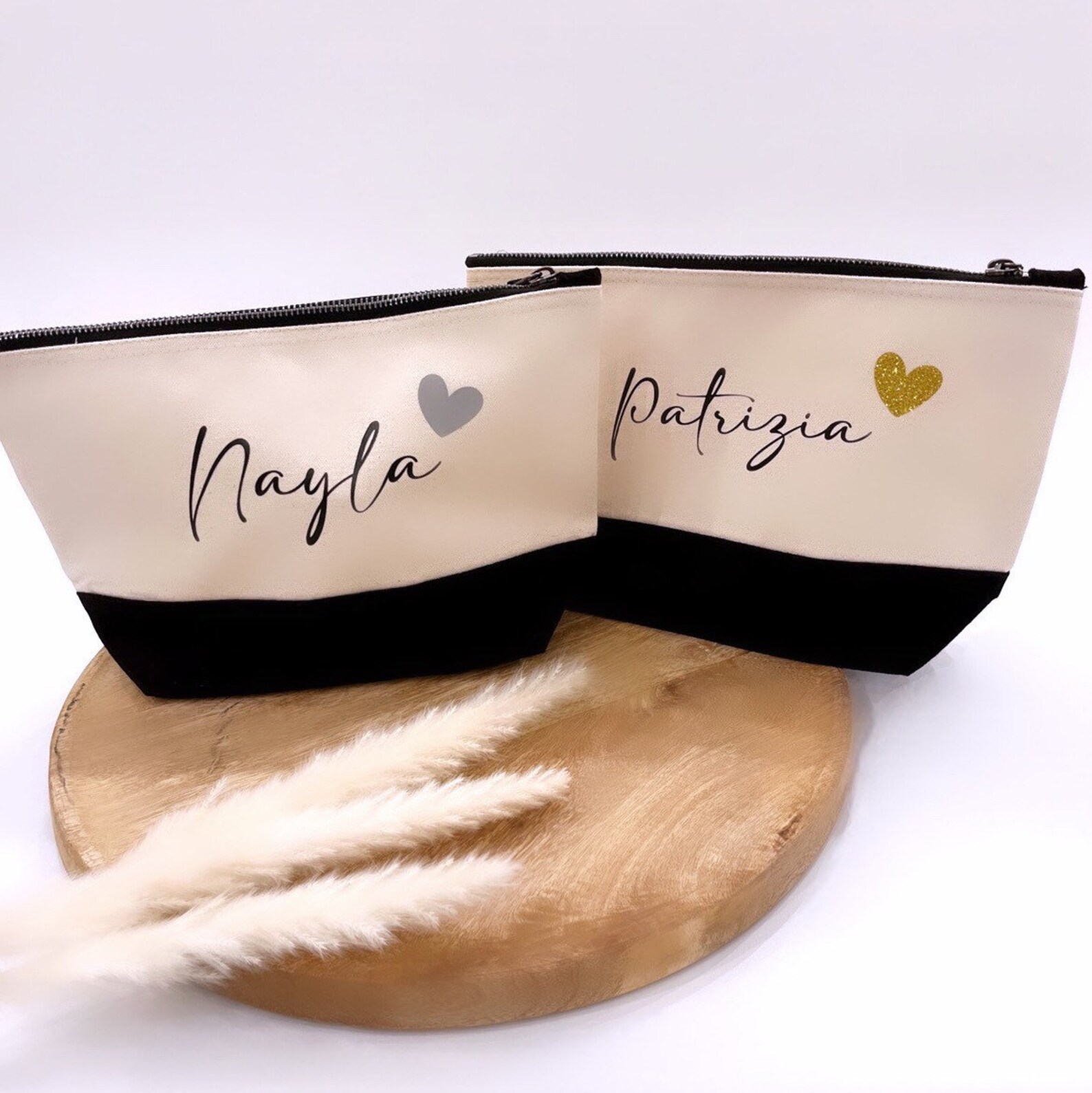 Braut-Kosmetiktasche – Personalisierte Schminktasche Für Hochzeit & Flitterwochen, 25x18x6 Cm (Polyester)