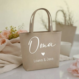 Personalized felt bag for mom and grandma | Shopper with name | Gift for mom and grandma | Felt bag | Birthday gift | Gift | Mother&#39;s Day