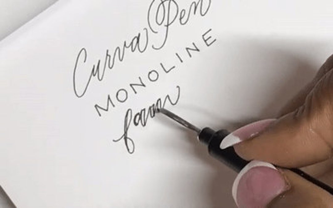 Ergonomically Curved Writing Utensils : Curva Pen