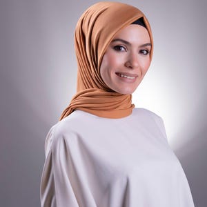 Classic Viscose Hijab Scarf | Stretchy Jersey Wrap for Women | Available in Multiple Colors, Classic Headscarf for  Women