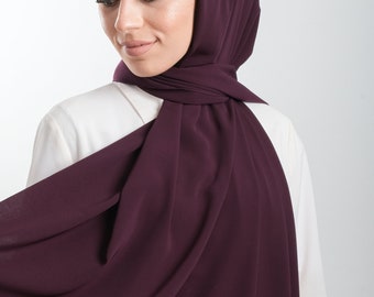 Luxurious Hijab Dress Fashion - Exclusive Medina Silk Shawl - Premium Muslim Women&#39;s Scarf - Stylish Medina Silk Shawl - Hijab Accessories