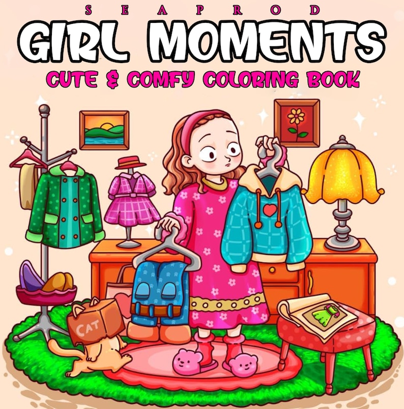 Coco Wyo Girl Moments Coloring for Adults , 43 Coloring Page - Etsy