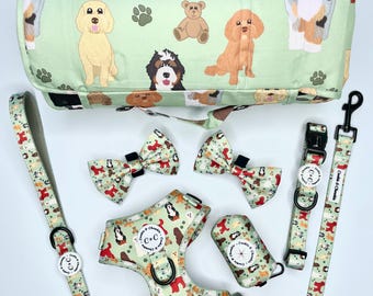 Doodle Tales Dog Harness: Adjustable Padded Puppy Harness Cockapoo Cavapoo Labradoodle Poodle Mix