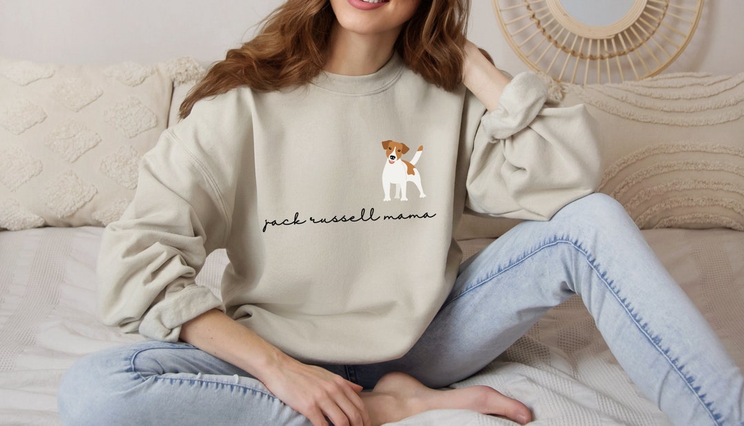 Jack Russell Mama Sweatshirt, Jack Russell Mom Shirt, Dog Mom