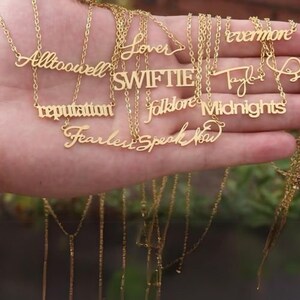 Taylor swift necklace - Etsy