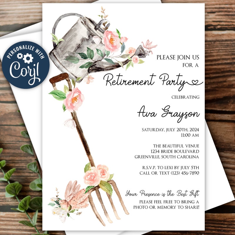 Retirement Watering Can - Etsy