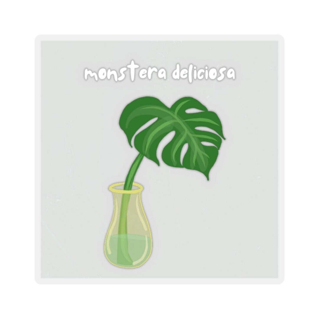 Monstera Stickers, Waterproof Sticker, Monstera Sticker, Plant Sticker ...