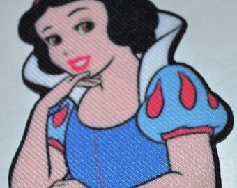 Ecusson Thermocollant patch enfant Blanche neige mercerie couture loisir créatif