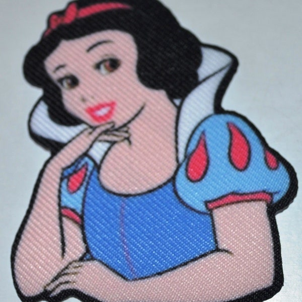 Ecusson Thermocollant patch enfant Blanche neige mercerie couture loisir créatif