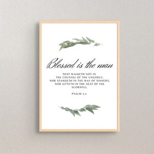 Scripture Artwork, Printable Bible Artwork, Bible Artwork Print, Christian House Decor, Printable Bible Art, Printable Scripture Art