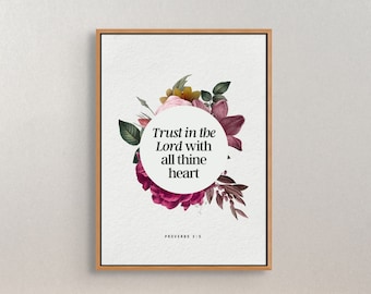Printable Scripture Wall Art, KJV Wall Art, Printable Bible Verse, KJV Artwork, Bible Verse Wall Decor, Printable Christian Artwork