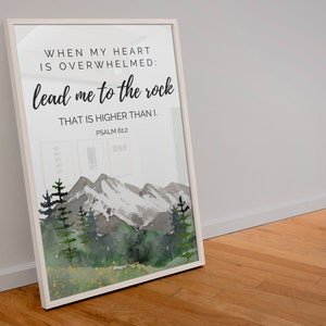 Christian Wall Art Print, Printable Christian Art, Scripture Wall Art ...