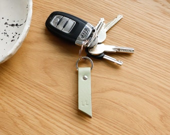 Leather Keyring | Custom Initials | Personalised Keyring | Minimalistic | Custom Leather Keyring | Personalised Gifts