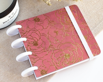 Mini  Watercolor Sketchbook , Handmade Journal, Travel Sketchbook small size 11x10cm, Discbound