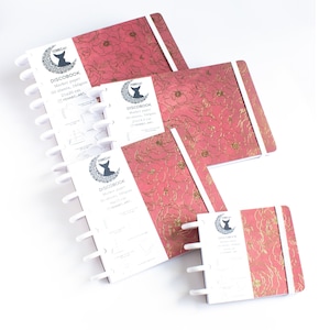 Watercolor Sketchbook Journal Handmade, 50% cotton, Discbound
