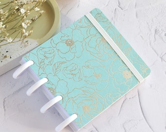 Mini Watercolor Sketchbook , Travel Journal, small size 11x10cm, Discbound