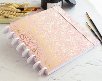 Carnet de croquis aquarelle fait main, grande taille, 100 % coton, relié