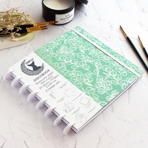 Aquarel schetsboek dagboek handgemaakt, groot formaat, 100% katoen, ingebonden