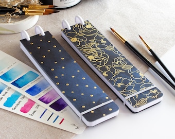 Watercolor Paper Palette: Handmade Mini Travel Sketchbook